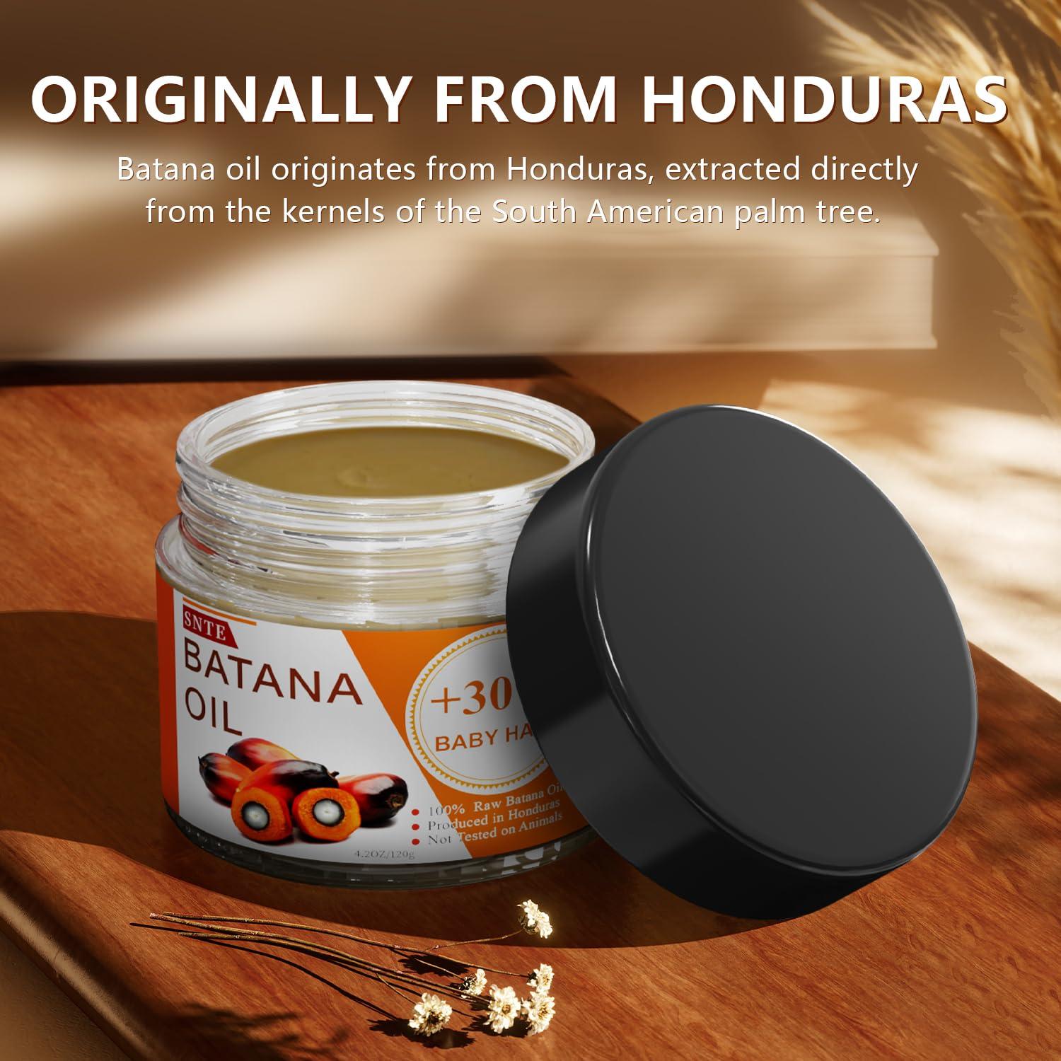 Samnyte Samnyte Dr Sebi Batana Oil For Hair Growth, Batana Oil Pure, Thickens Hair, Prevents Hair Loss For Men & Women - 4.23 Fl Oz