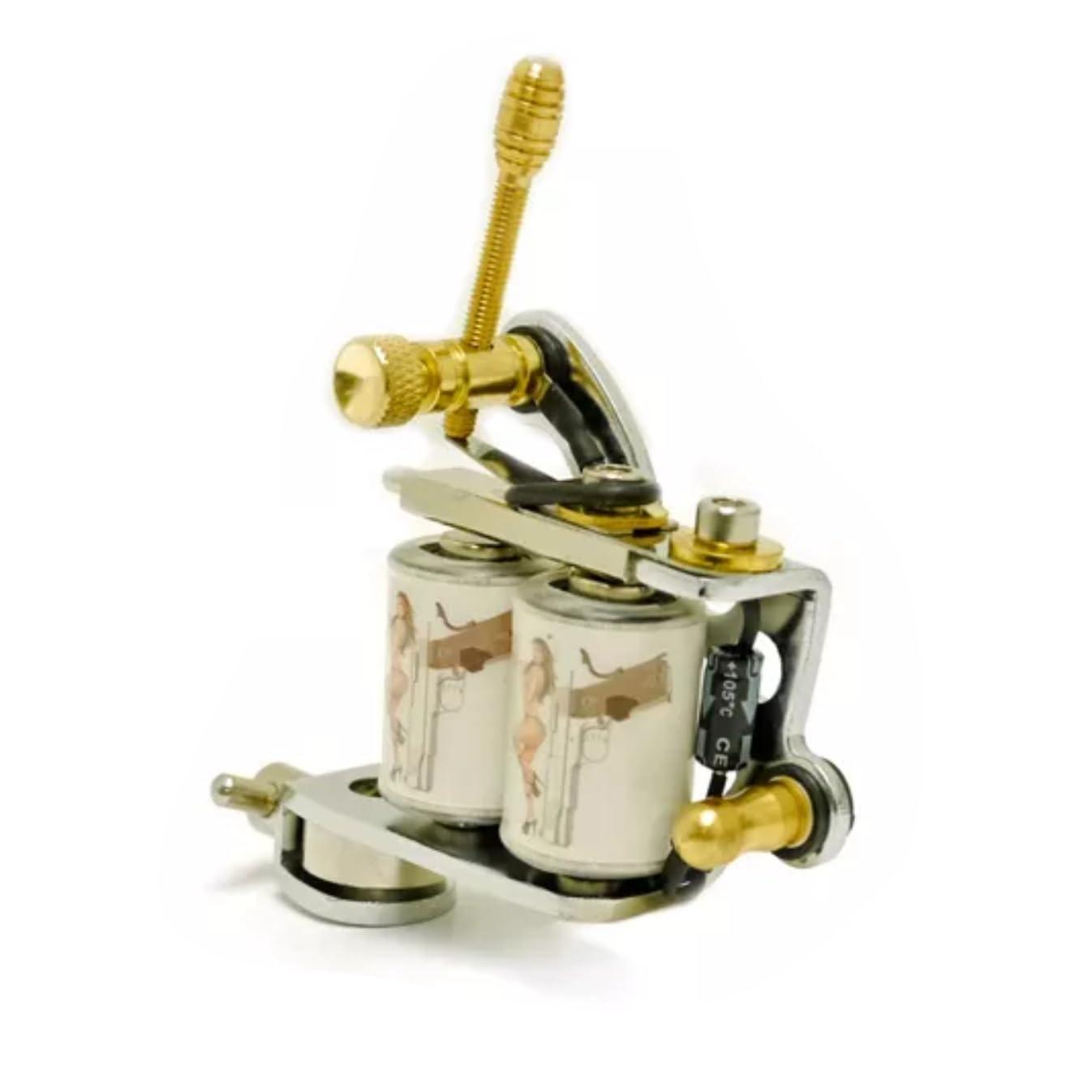Hildbrandt HILDBRANDT .44 Magnum Tattoo Machine 10 Wrap Liner Tatoo Gun Coil Tatuage