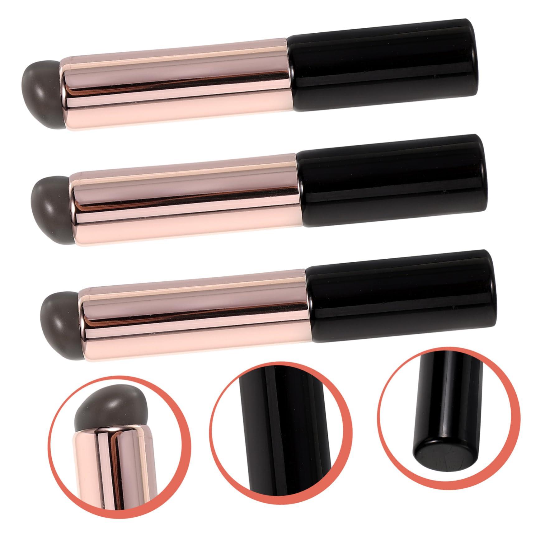 Angoily Angoily Silicone Lip Makeup Brush Applicator for Lipstick Lip Gloss Reusable Lip Brush Set of 3