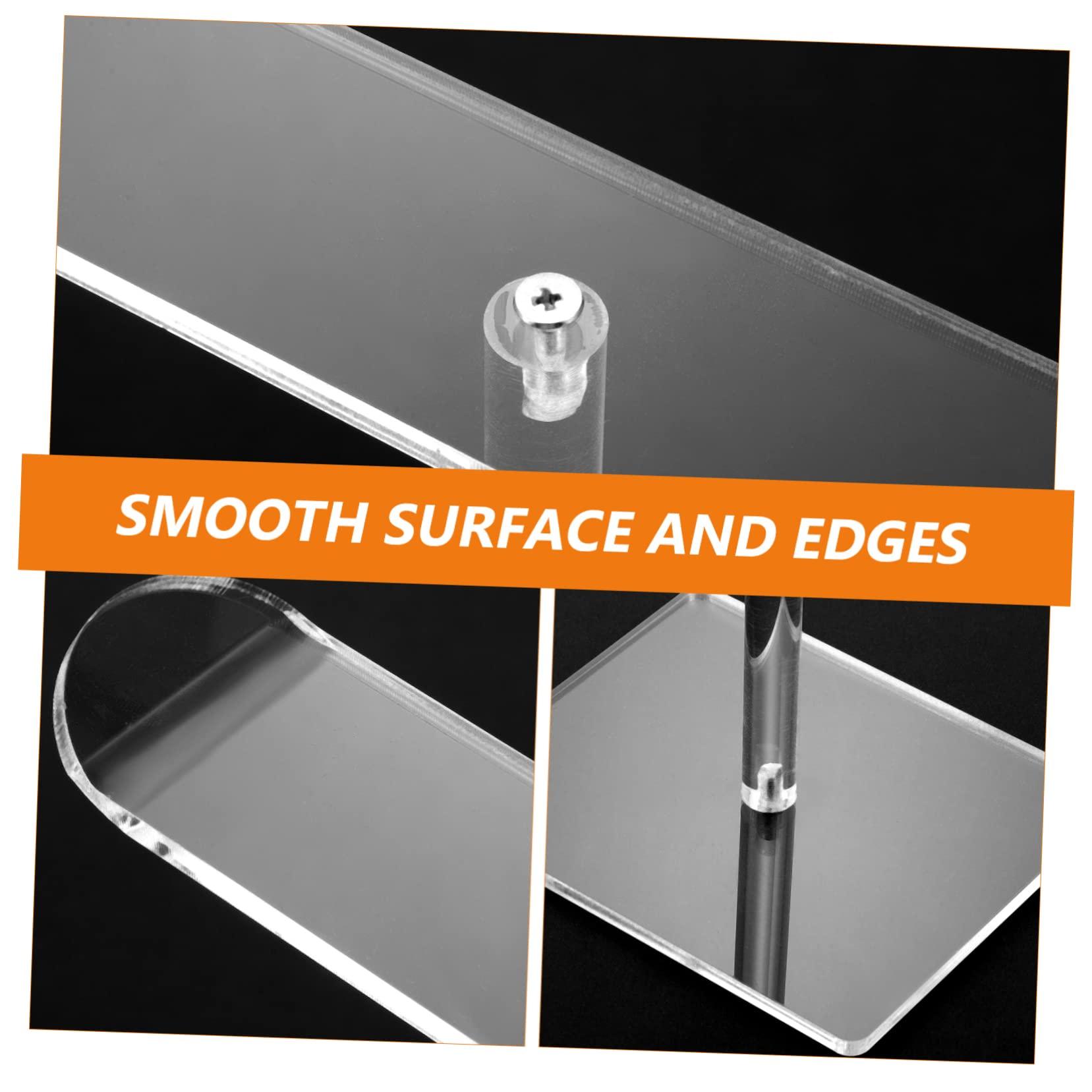 JOEBO 2 Pcs Acrylic Headband Jewel Headband Clear Headband Turban Headband Scrunchies Holder Hairband Display Rack Acrylic Watch Display Hair Accessories Storage Table Storage Rack Girl