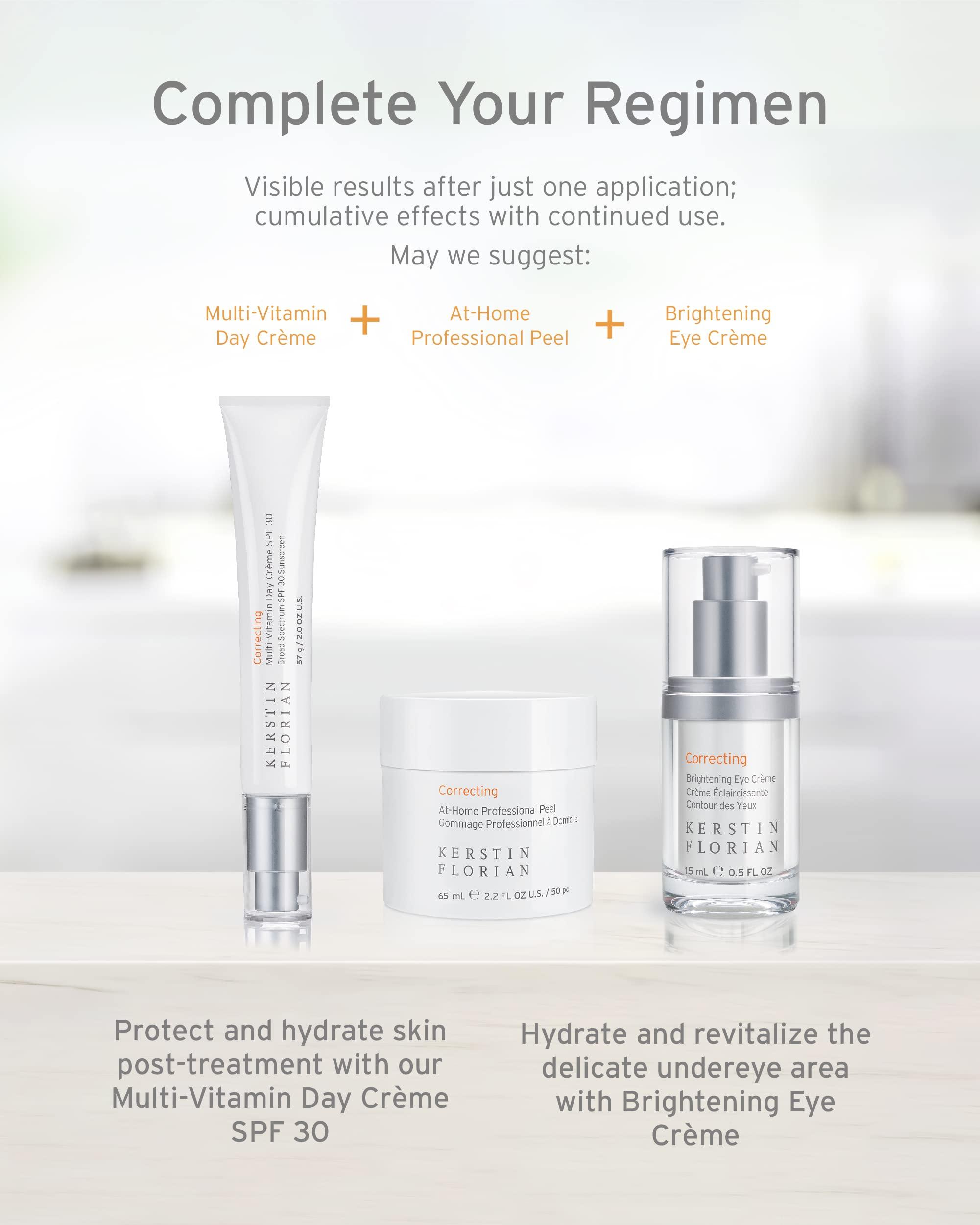 Kerstin Florian Kerstin Florian Correcting At-Home Professional Peel, Glycolic & Lactic Acid Exfoliating Pore Pads (50 individual pads)