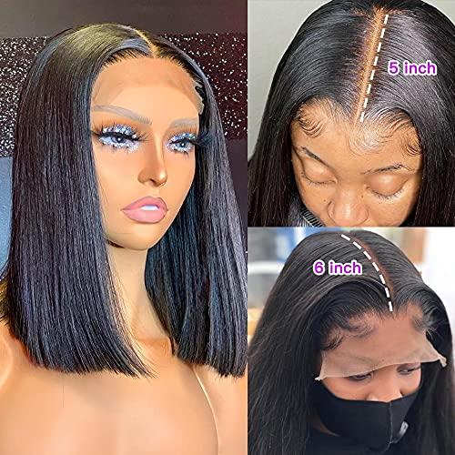 Brazil Brazilian Straight Human Hair Bundles with Lace Closure 26 inch Natural Black Hair Wig Pre Plucked With Baby Hair Blonde Lace Front
