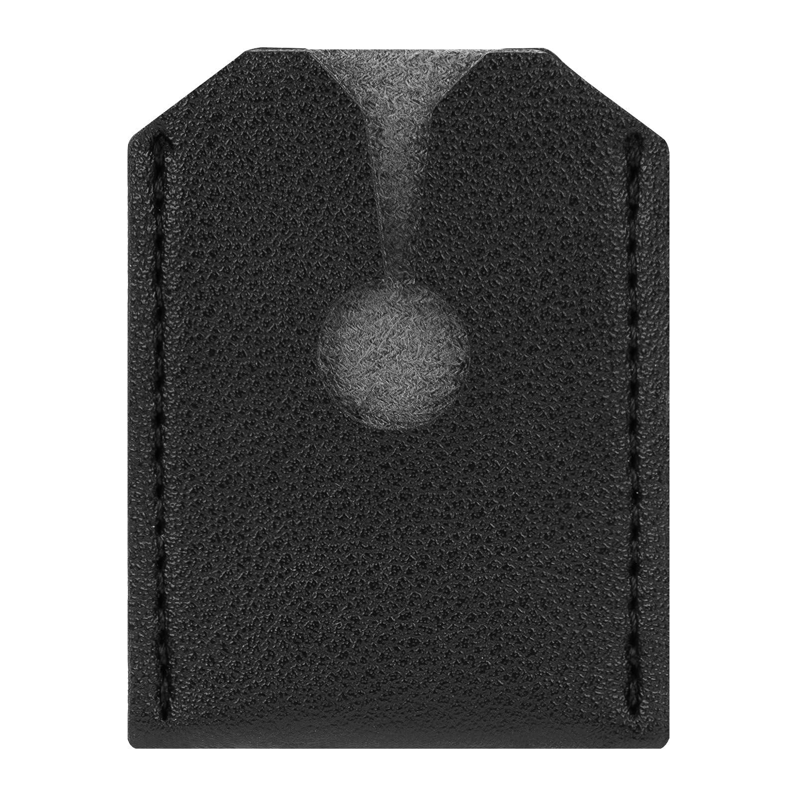 Linkidea Linkidea 4 Pack Safety Razor Head Protector Cover, Shaving Travel Cover Handmade, Double Edge Safe Shaver Travel Accessories (Black)