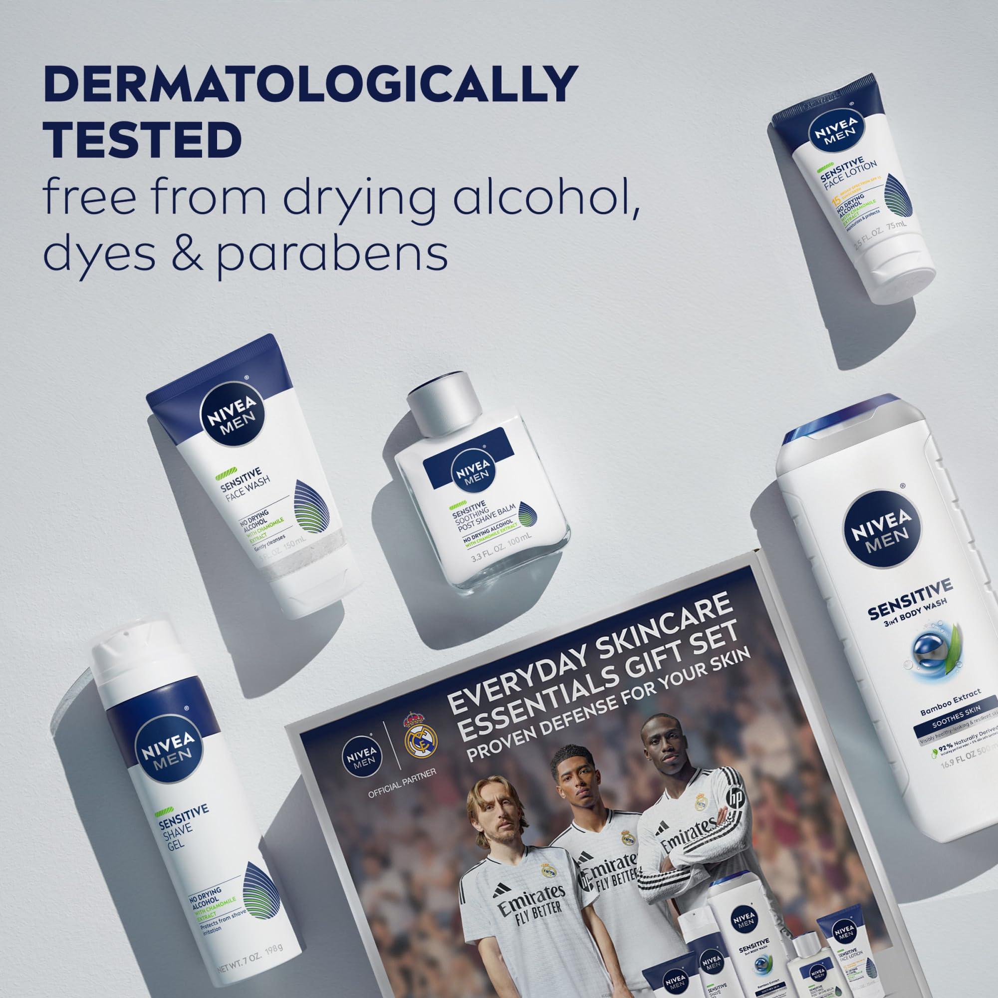 Nivea Men NIVEA MEN Complete Collection Skin Care Set for Sensitive Skin, 5 Piece Set