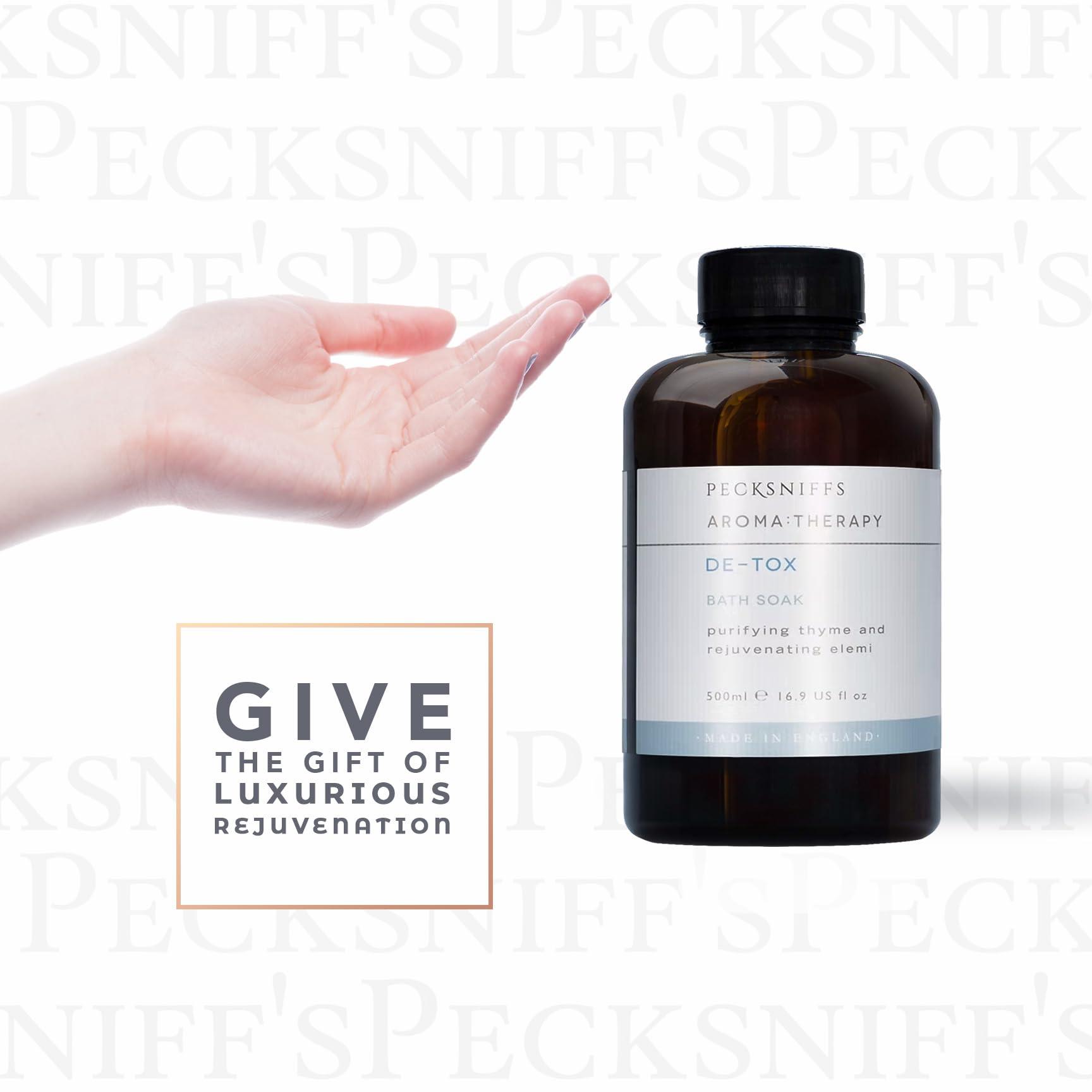 Pecksniff\'s Pecksniff\'s Aroma:Therapy De-Tox Bath Soak Decanter | 500ml/16.9 Fl Oz