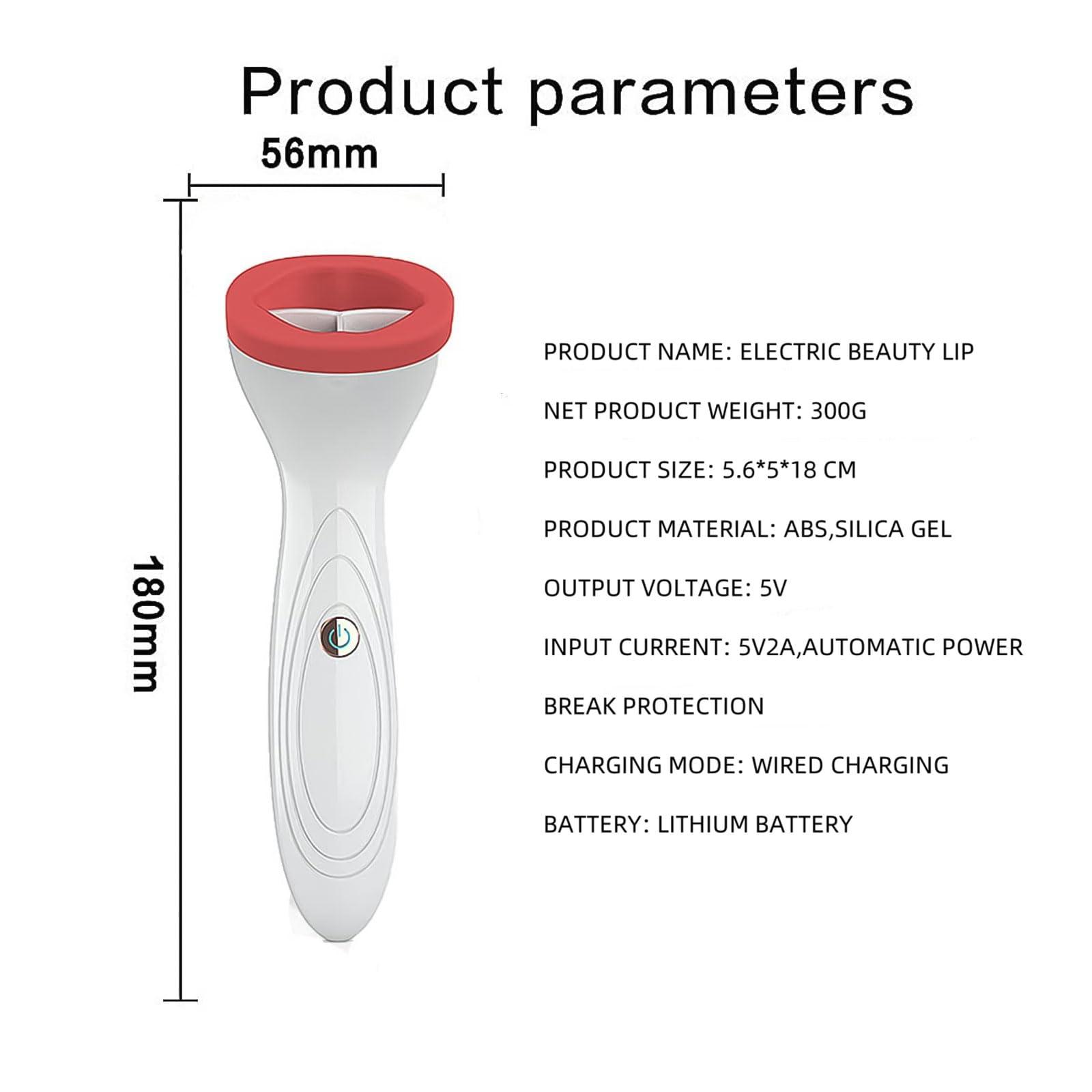 Generic Generic Electric Lip Vacuum Plumper, Bigger Lip Suction Plumper Tool, USB Charging, Lip Plumping Device, Lip Sucker Plumper Tool, Lip Augmentation Beauty Device (1Pcs)