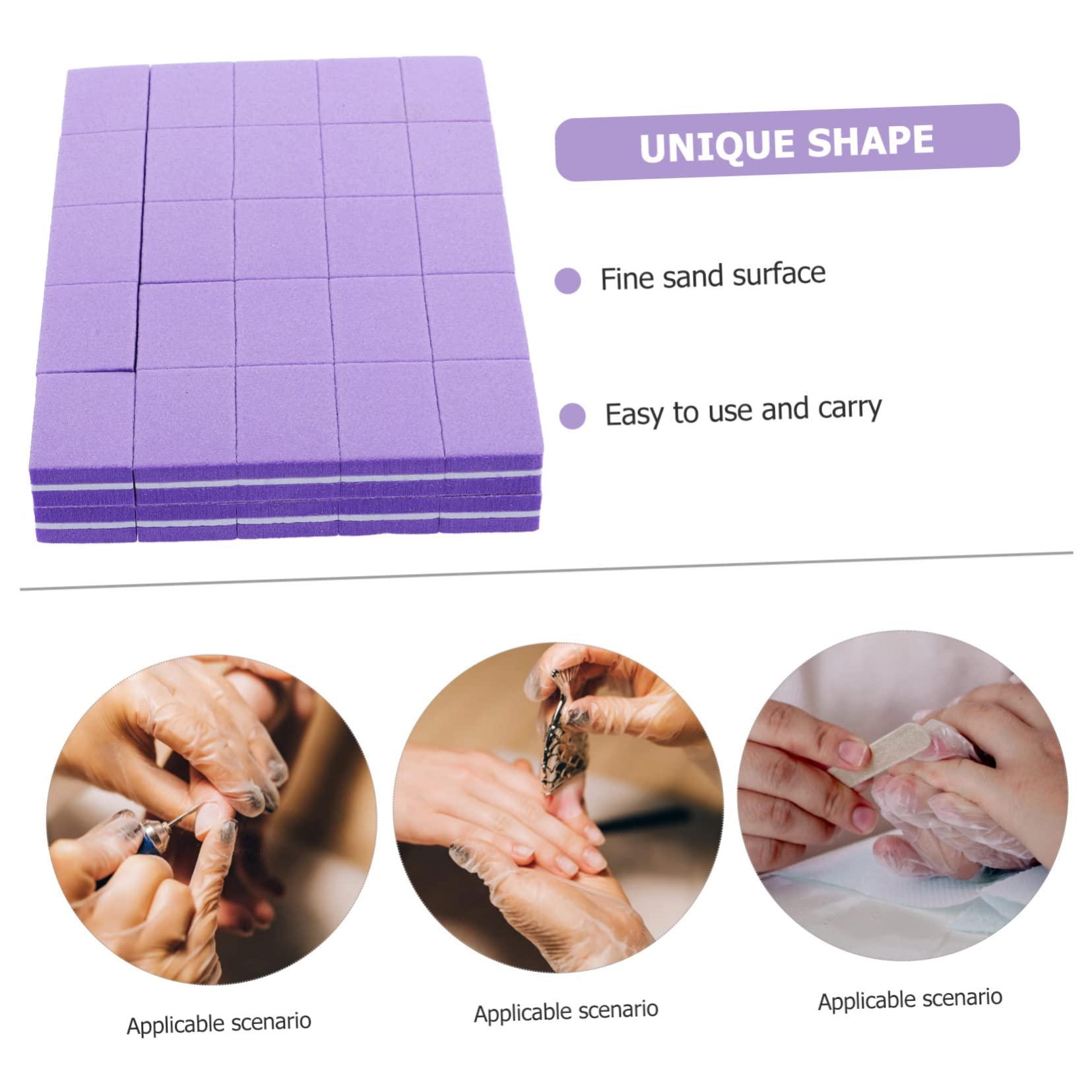 PLAFOPE PLAFOPE Professional Manicure Kit 50pcs Nail File Buffer Block Sponge Nail Buffers Fingernail Files Buffer Nail Buffing Block for Acrylic Nails