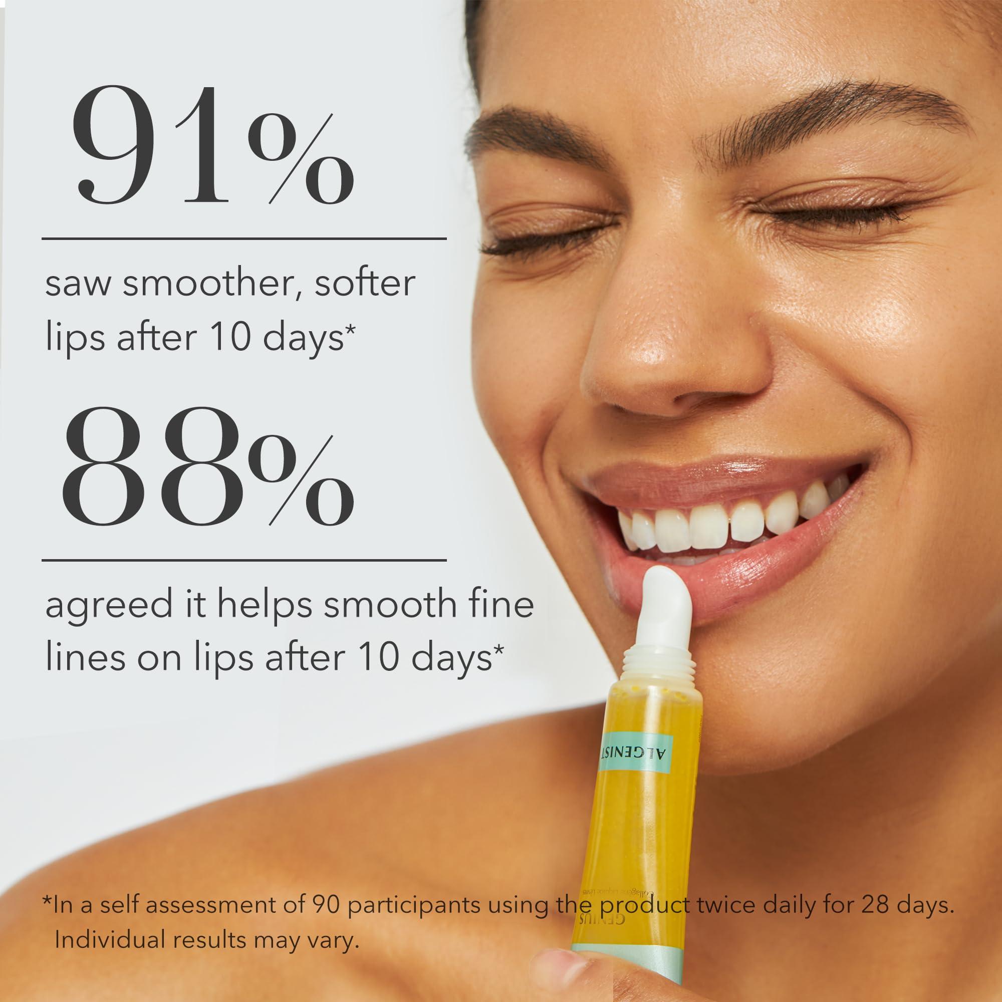 Algenist Algenist GENIUS Liquid Collagen Lip - Active Collagen Lip Treatment for Visibly Smoother Lips - Non-Comedogenic & Hypoallergenic Skincare (15ml)