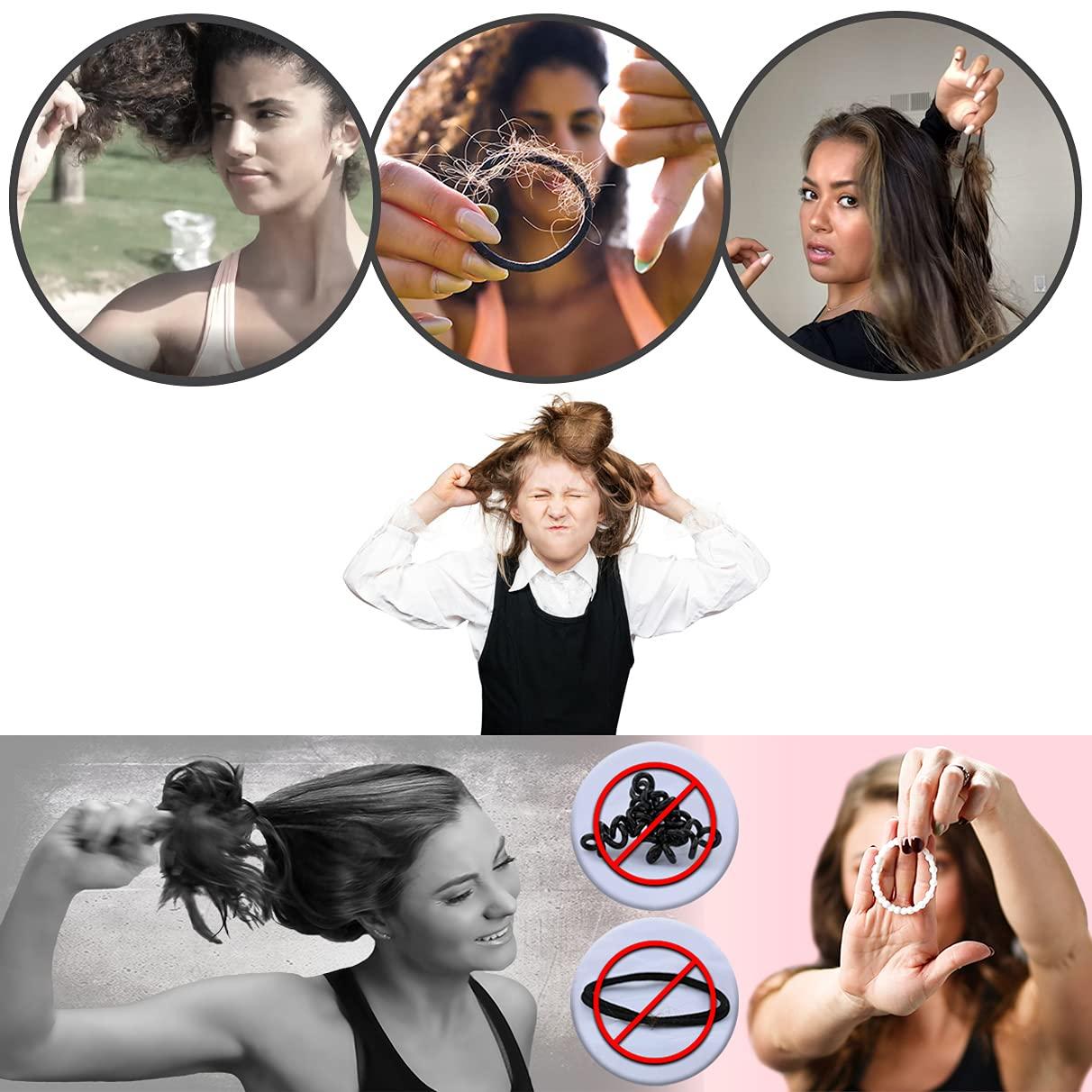 PRO PRO Hair Tie - Easy-Release Clasp - Secure Hold - No Damage - Great for ANY Active Lifestyle (Sunshine Pack of 8)