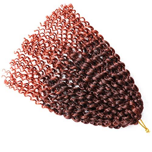 Lifabeauty 10 Inch Marlybob Crochet Hair 8 Small Packs/lot Crochet Braids Jerry Curly Hair Extensions Ombre Synthetic Braiding Hair (8Bundles10 Inch, 1B/350#)