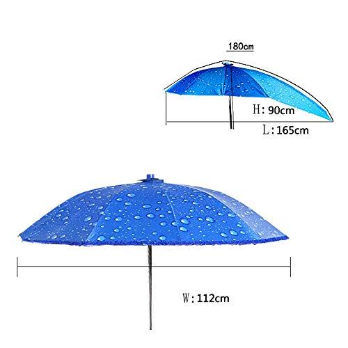 AKKY Electric Car Sun Shelters Umbrella Parasol for Bike, U Shape Adjustable Holder Aluminum Connector Foldable Umbrella Awning for Sports,Outdoor, Camping