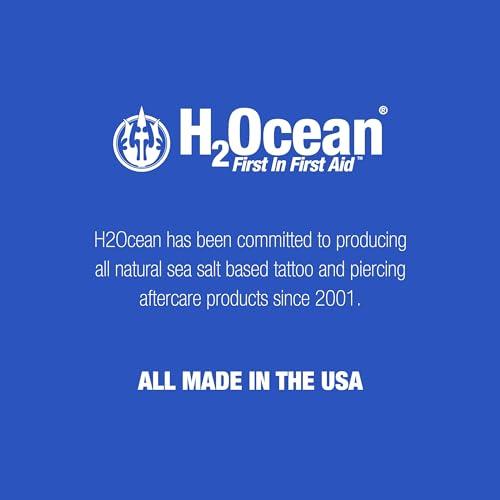 H2Ocean H2Ocean Patented Piercing Aftercare Spray Sea Salt Saline 4oz