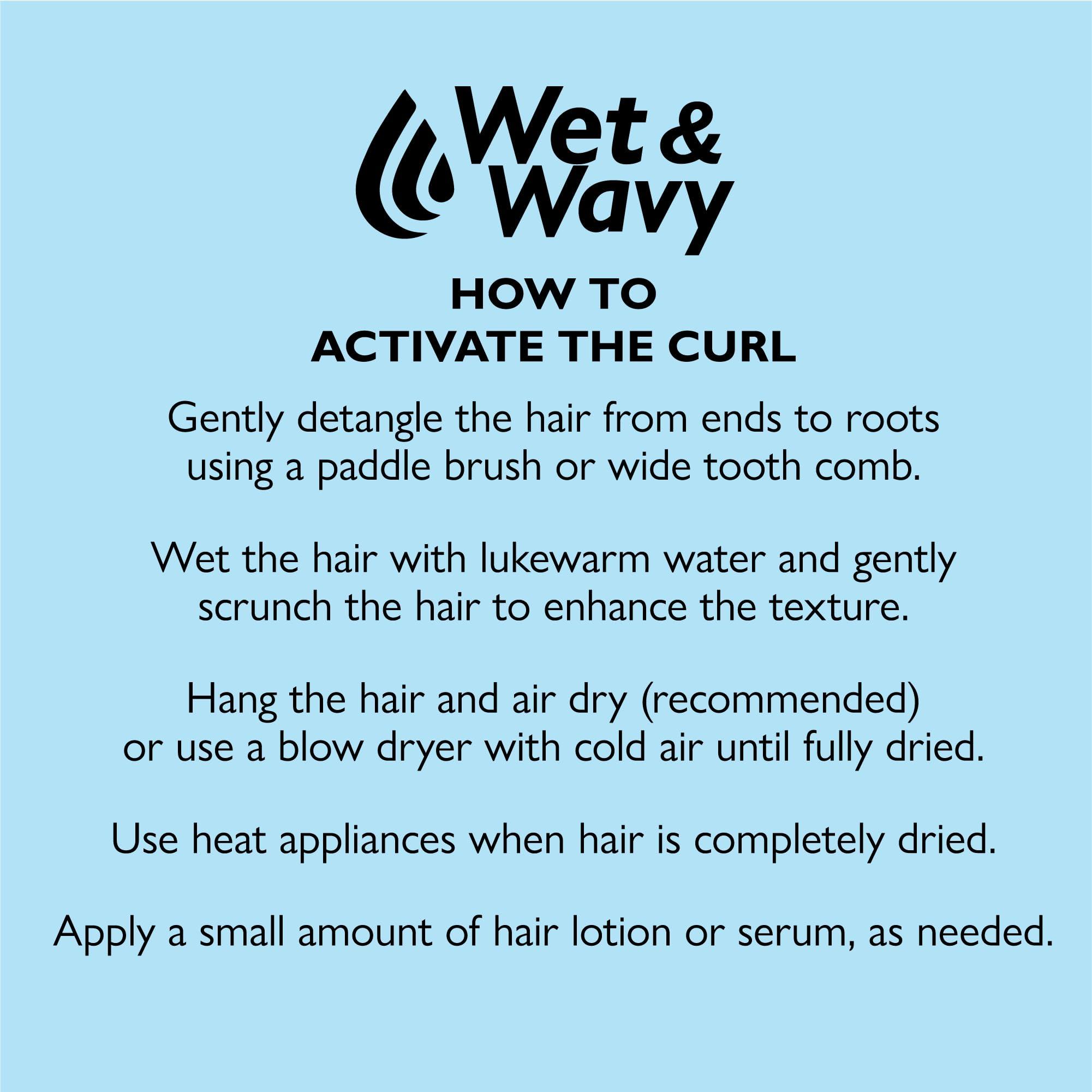 Sensationnel Sensationnel Empire multi weave hair - wet and wavy kinky curly human hair 3 bundle layered lengths (14 16 18 inch, 1B OFFBLACK)