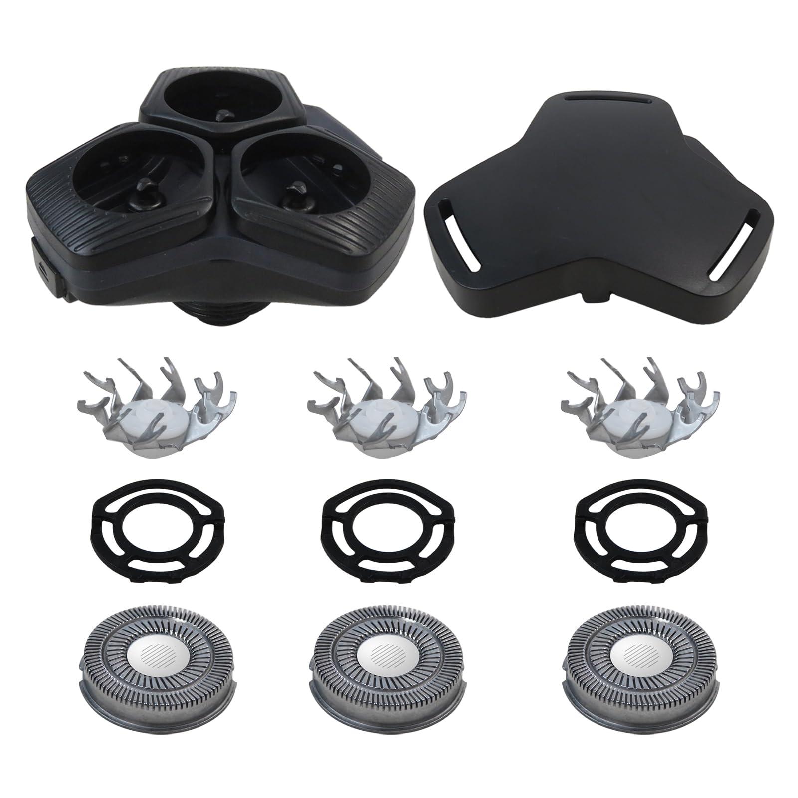 ATIODYUUK ATIODYUUK Upgraded SH71/50 Black Complete Replacement Shaver Head For Philips Norelco Series 7000 and 5000-S5531S5532 S5533 S5535 S5536