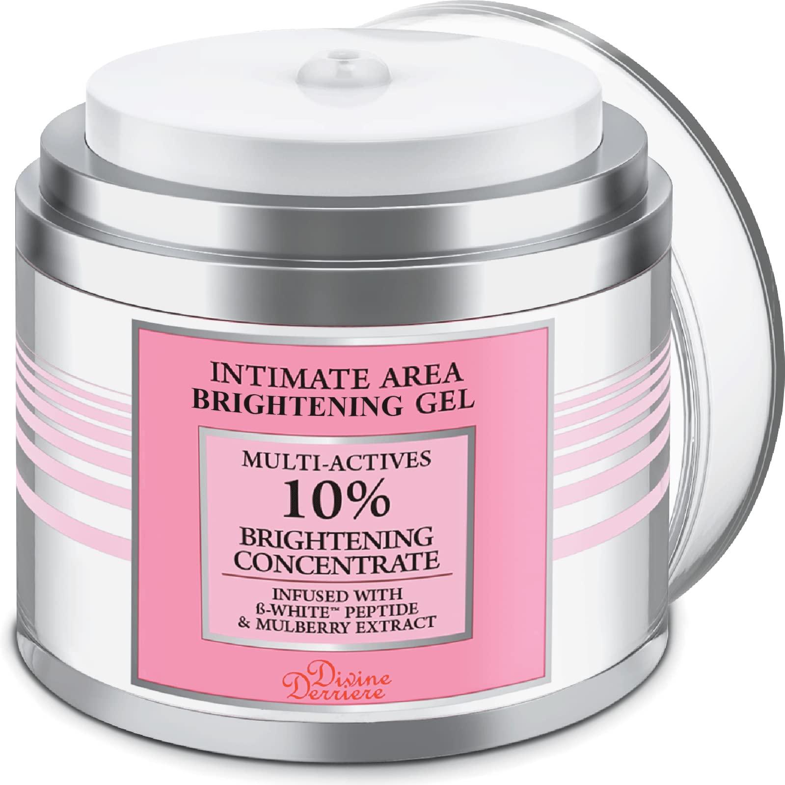 Divine Derriere Intimate Skin Lightening Gel for Body and Bikini Area & Ingrown Hair Eliminator Serum Provides the Most Effective Combination For Fading Dark Spots & Removing Ingrown Hairs