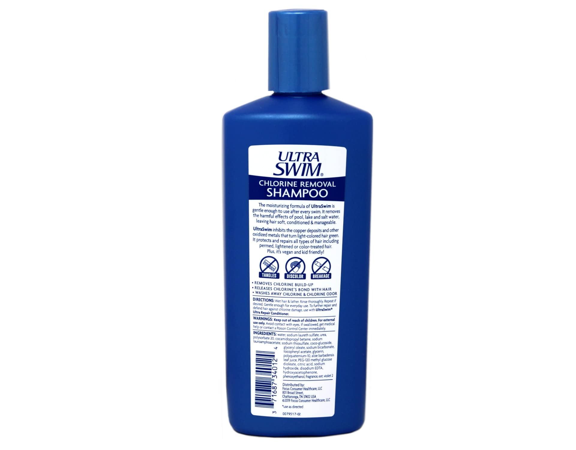 UltraSwim UltraSwim Chlorine Removal Moisturizing Shampoo, 7 oz, 4 Pack