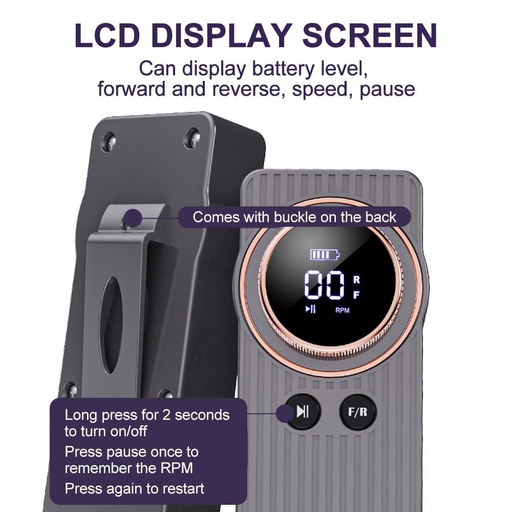 Meitawilltion Professional Rechargeable Nail Drill 35000 RPM, Electric Nail File for Shaping, Buffing, Removing Gel Nails, Lightweight & Easy to Use, Nail File Drill Machine For Home Salon-Grey