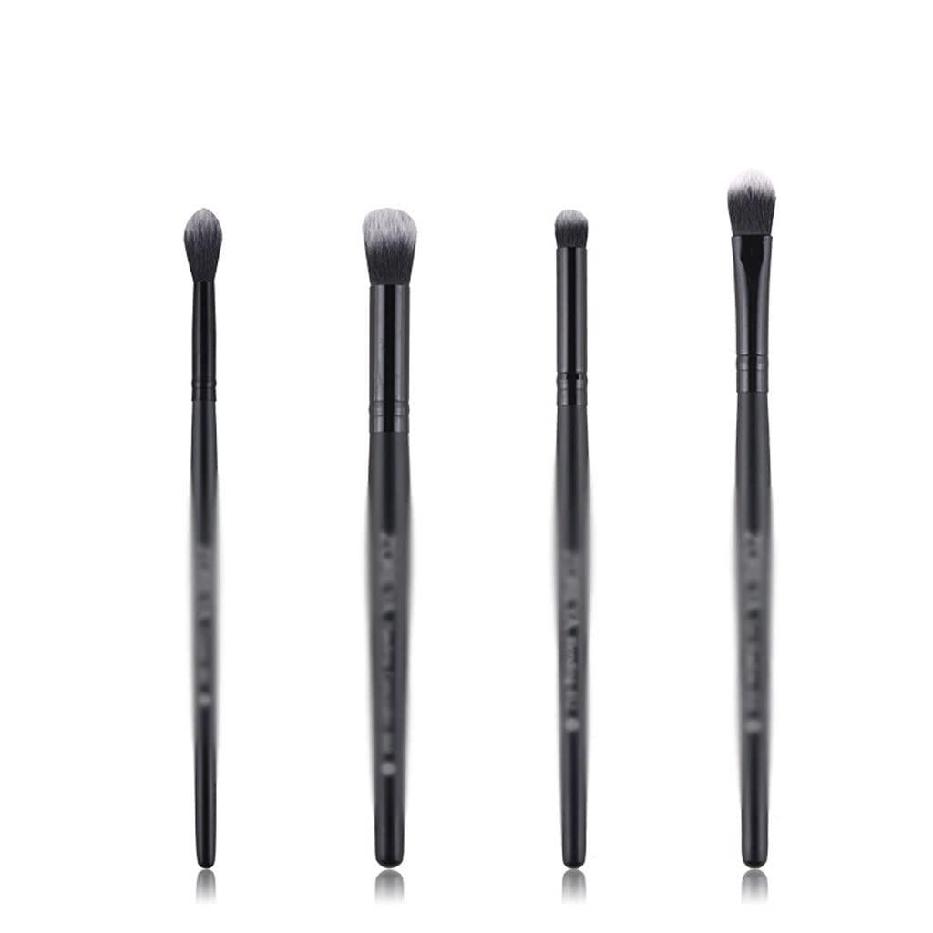 JMKJMJP JMKJMJP Set Of 4 Quicksand Beauty Tools Make-up Set Brushes with Crystal Handle and Nylon Bristles(E)