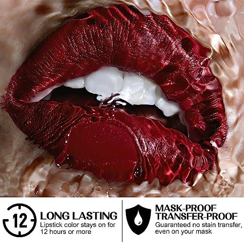 FOCALLURE FOCALLURE Ultra Matte Liquid Lipstick,Longwear Rich Lip Colors,Easy to Create a Sexy Lips with High-grade Formula,Long Lasting Waterproof Lipstick Make Up,CHESTUNT