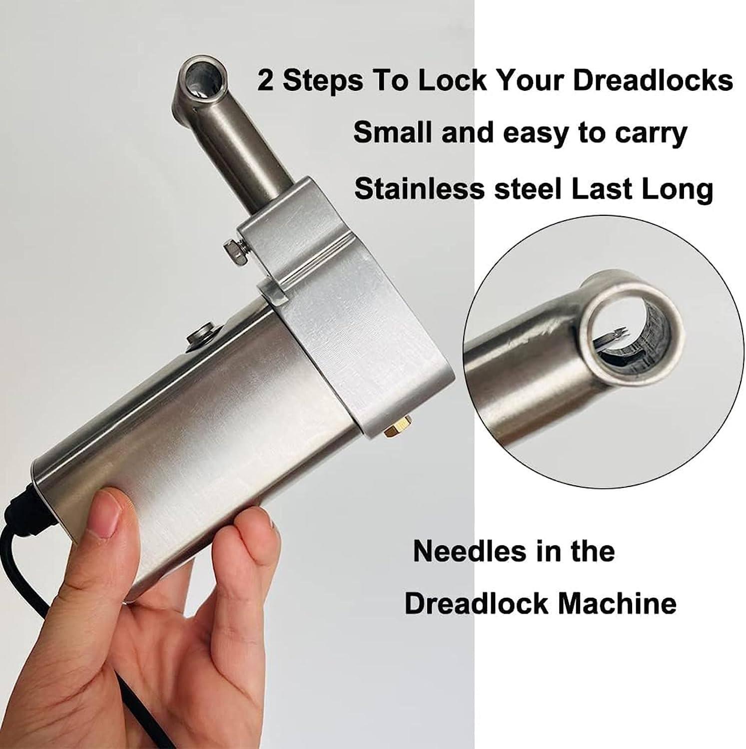 ELOMAS Dreadlocks Machine,Instant Dreadlock Machine for Locs Electric Handheld Portable Dreadlock Maker Crochet Machine,Automatic Dreadlock Machine Quick and Easy DIY Dreadlocks Braiding Hair Extensions,16mm