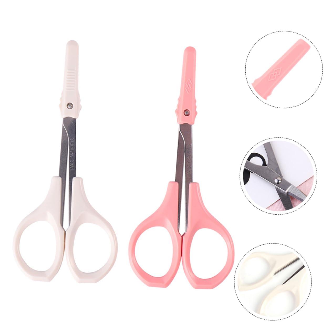 Didiseaon 3sets Beauty Scissors Lash Scissors Eyelash Trimmers Facial Trimmer Manicure Scissors Precision Scissors Tip Scissors Dead Skin Scissor Eyebrow Scissors Beauty Tool Stainless 2pcs*3 Didiseaon