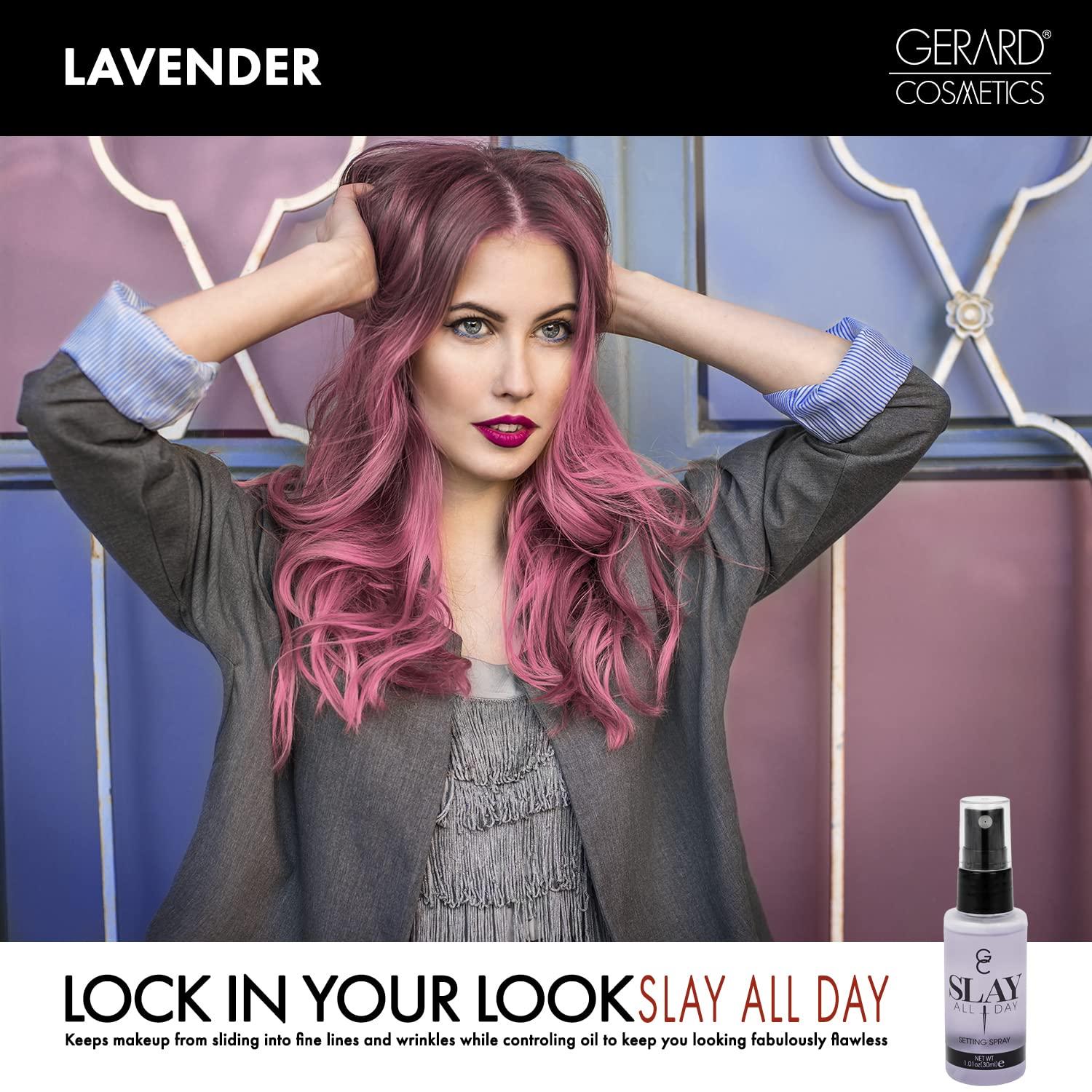 Gerard Cosmetics Gerard Cosmetics Makeup Setting Spray Mini (Lavender) | Slay All Day Scented Makeup Finishing Spray | Oil Control, Matte Finish, Cruelty Free, Made USA 30 mL (1.01 oz)