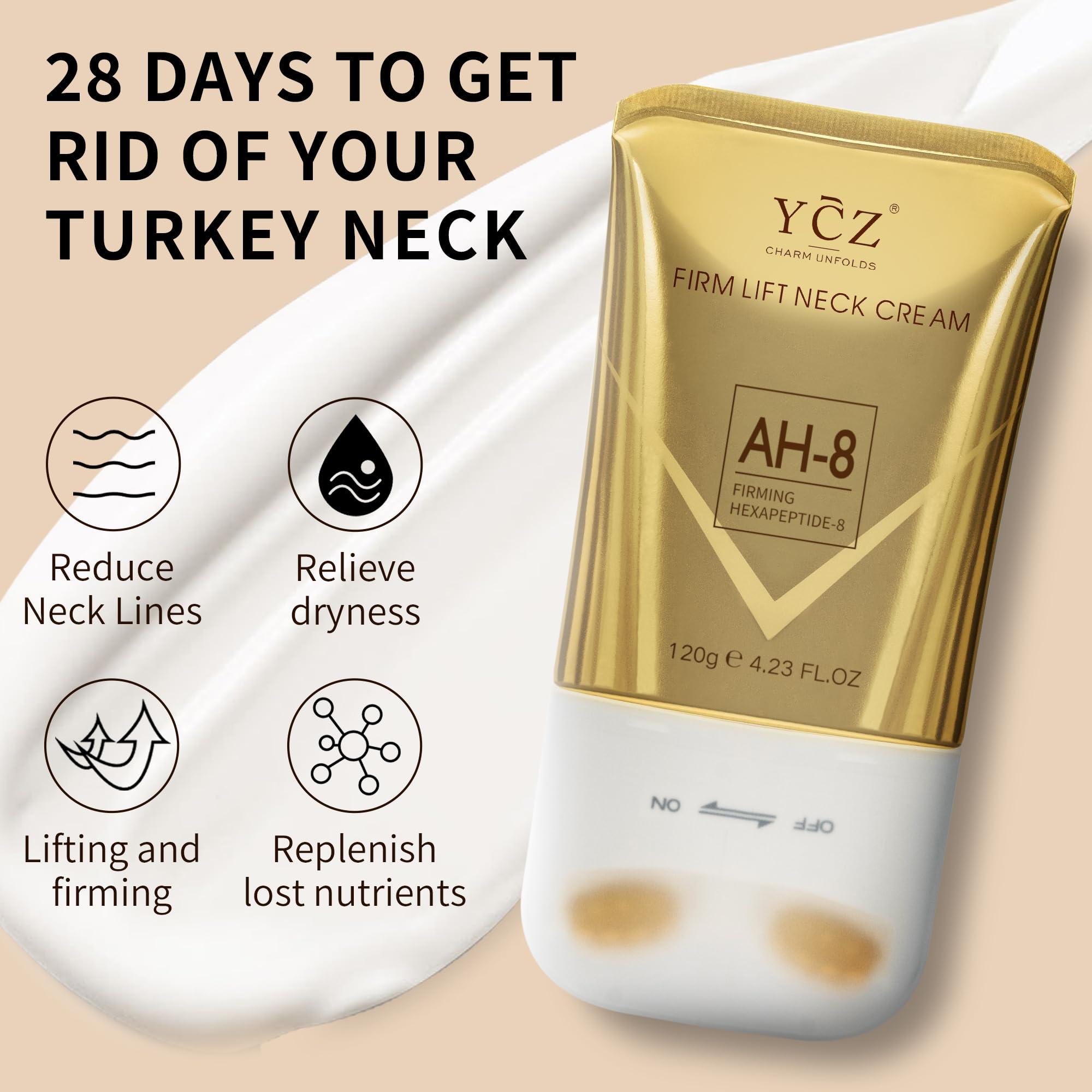 Ycz Ycz AH-8 Firming Neck Cream for Crepey Skin Body Care Comfort, Contains Hexapeptide, Moisturizing, Tightening Lotions Cosmetic Skin Care Skin Repair(Pack of 2)