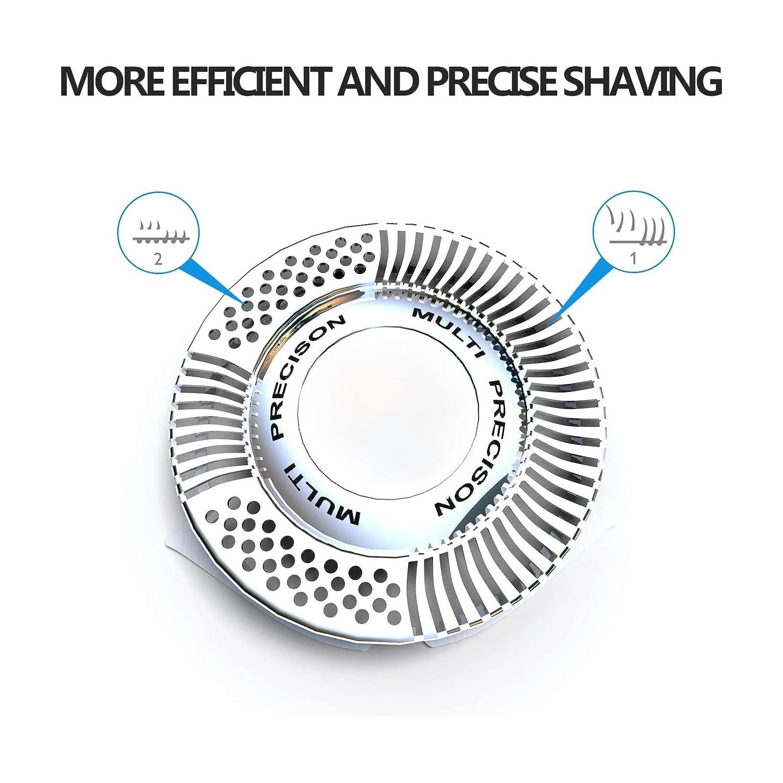 Ruixin SH50/52 Replacement Heads for Philips Norelco Series 5000,Electric Shavers, Compatible with S5000,S5100,S5500 Series,3 pack