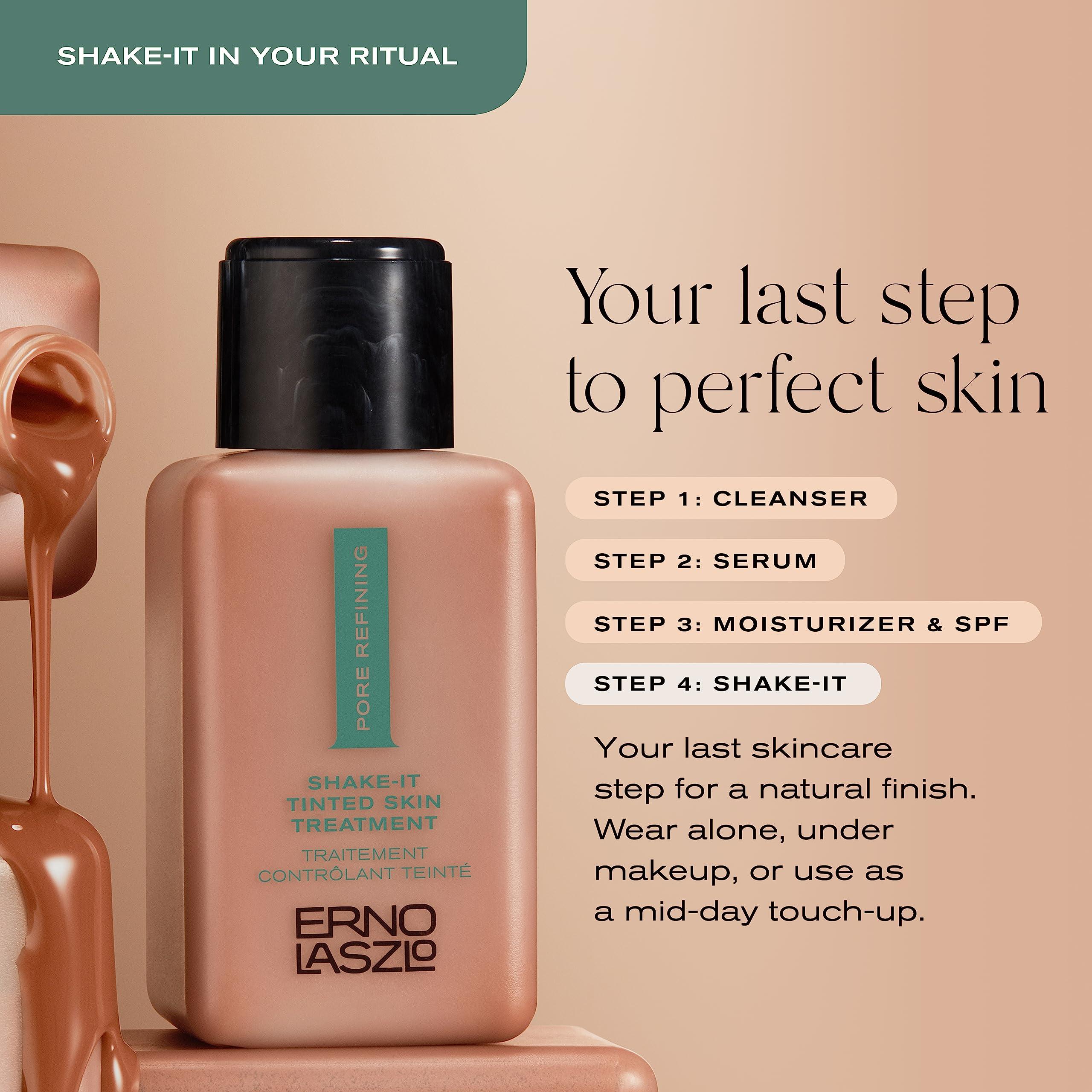 Erno Laszlo Erno Laszlo Shake-It Tinted Skin Treatment, Light Face Tint for Fair Complexions, Beautiful Skin Tone, Controls Oil, Natural Matte Finish (3 Fl Oz)