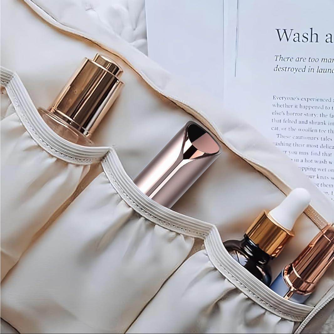 tuokiy Facial Hair Removal for Women, Women Facial Hair Removal Device Painless Females Face Shavers for Chin, Lip, Included 2 x Replacement Heads