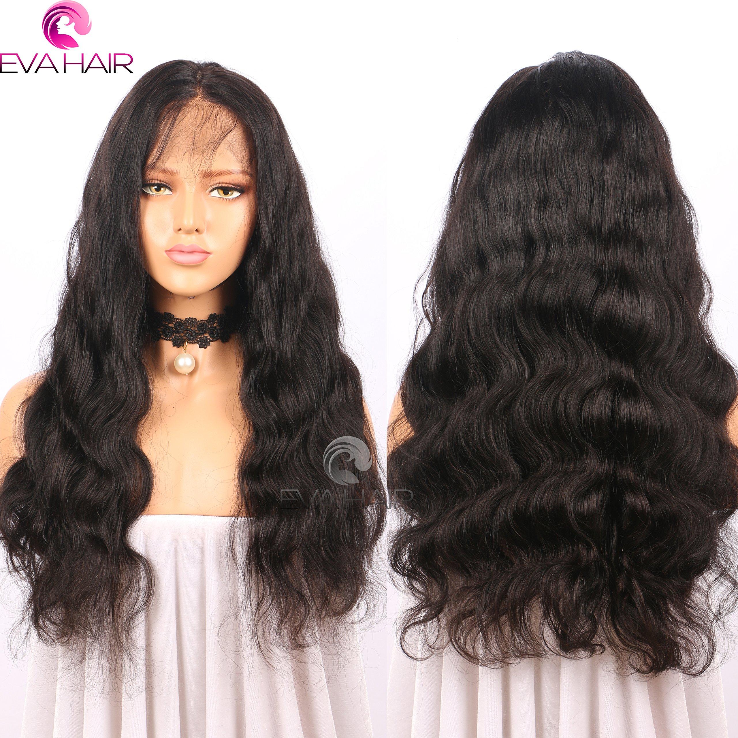 EVA HAIR EVA HAIR 180% 250% Density 360 Lace Frontal Wig With Baby Hair 10\"-22\" Body Wave Pre Plucked Natural Hairline Brazilian Remy Hair Wig
