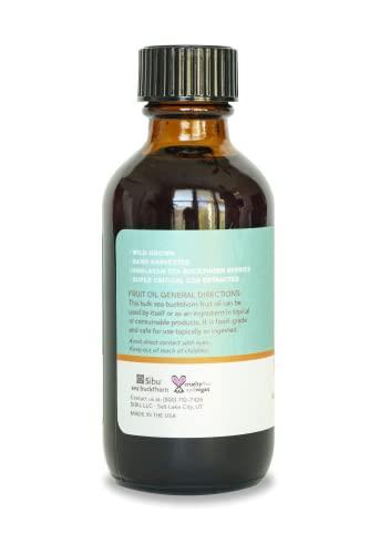 sibu sibu Premium Himalayan Omega 7 Sea Buckthorn Fruit Oil, 2 oz