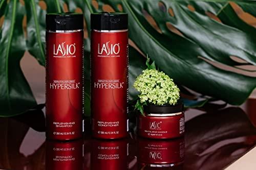Lasio Lasio Keratin-Infused Hypersilk Intense Hair Repair and Healthy Hair Kit - Contains Professional Salon Level Grade Shampoo, Conditioner, and Masque - All In One Hair Kit