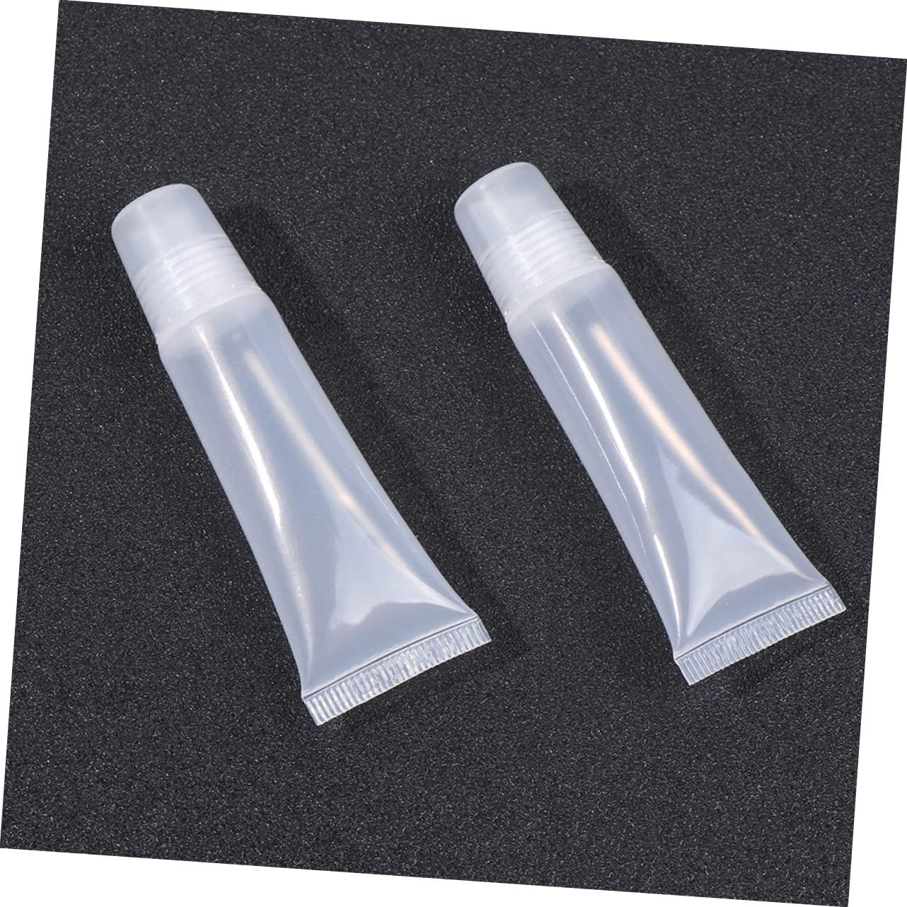IWOWHERO IWOWHERO 40pcs Empty Gloss Tubes with Leakproof Travel Containers 4pcs Medium Funnels for Handmade Cosmetics
