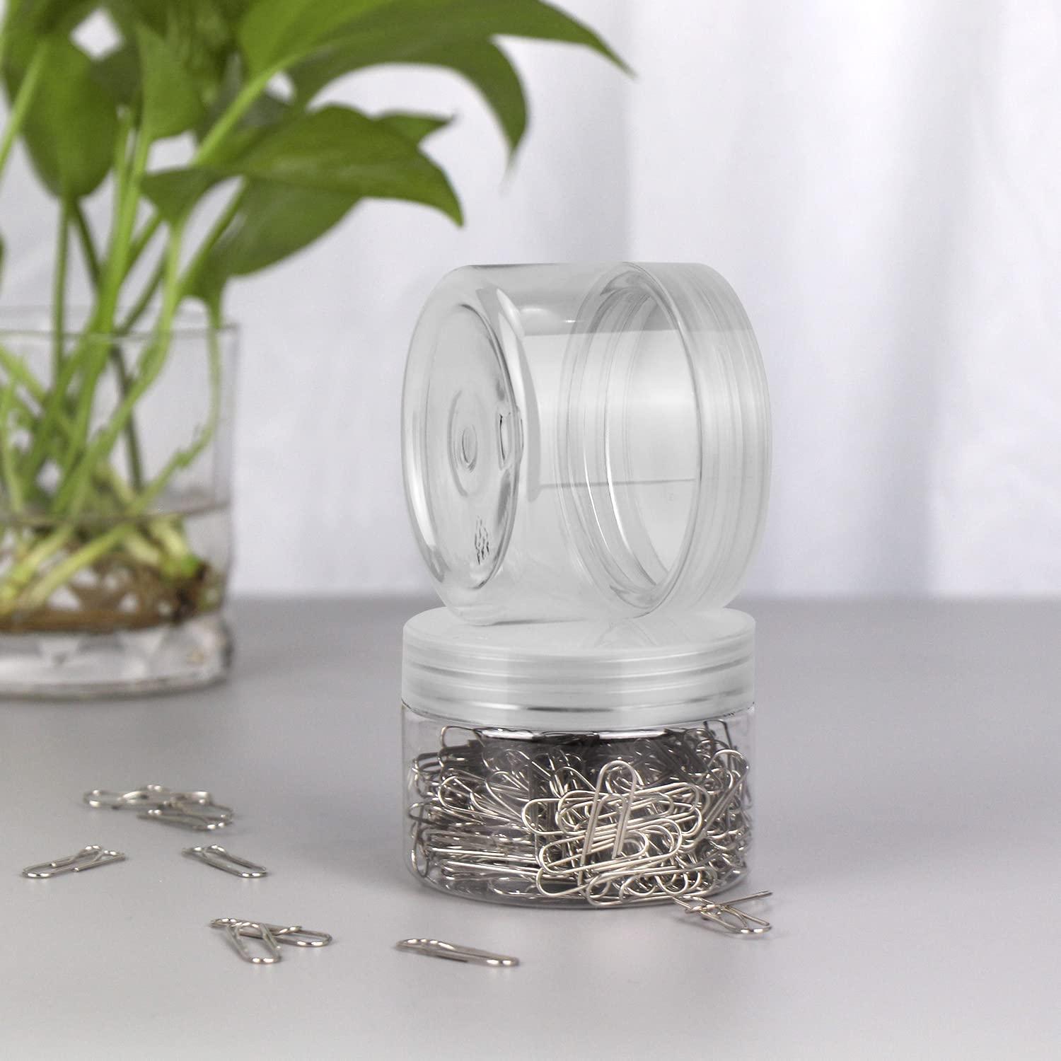 Generic Becatocy 4oz Plastic Container with Lids, BPA Free and Refillable Cosmetic Containers, Reusable Small Plastic Jars for Lotion, Powders, Beauty Product, Bath Salts and Small Accessories, 5 Pack, Clear