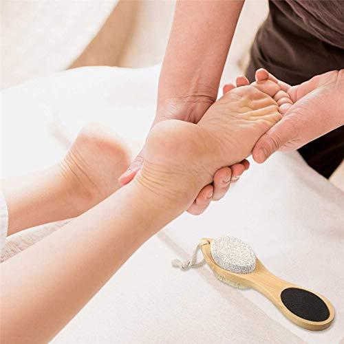 AnHua AnHua 1 Pieces 4 In 1 Foot File Brush Callus Multi-functional Foot File Nail Brush File Pedicure Supplies Tools