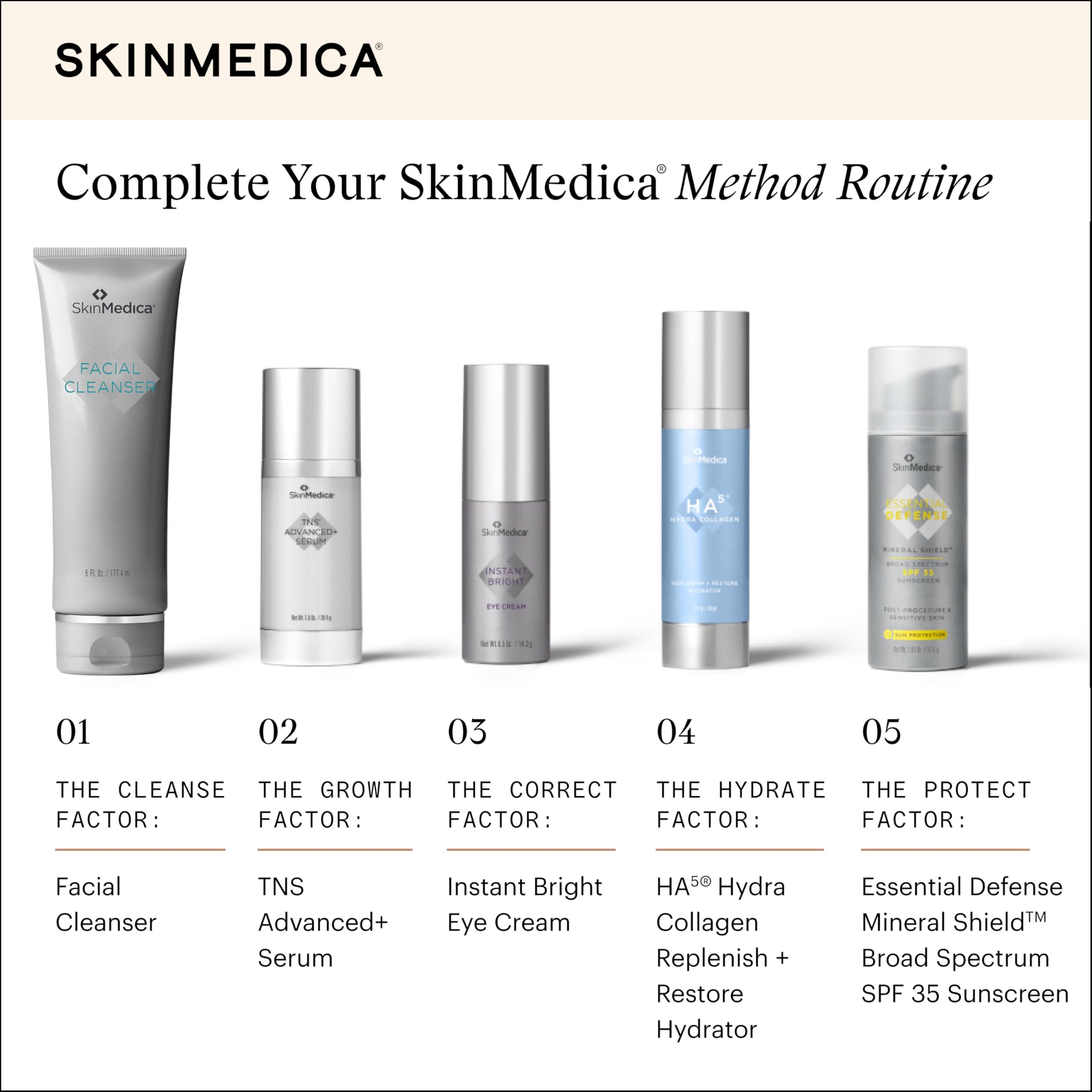 SkinMedica SkinMedica Facial Cleanser - Foaming Cleanser That is a Gentle Face Wash for Normal or Dry Skin and Perfect As a Makeup Remover, 6 Fl Oz
