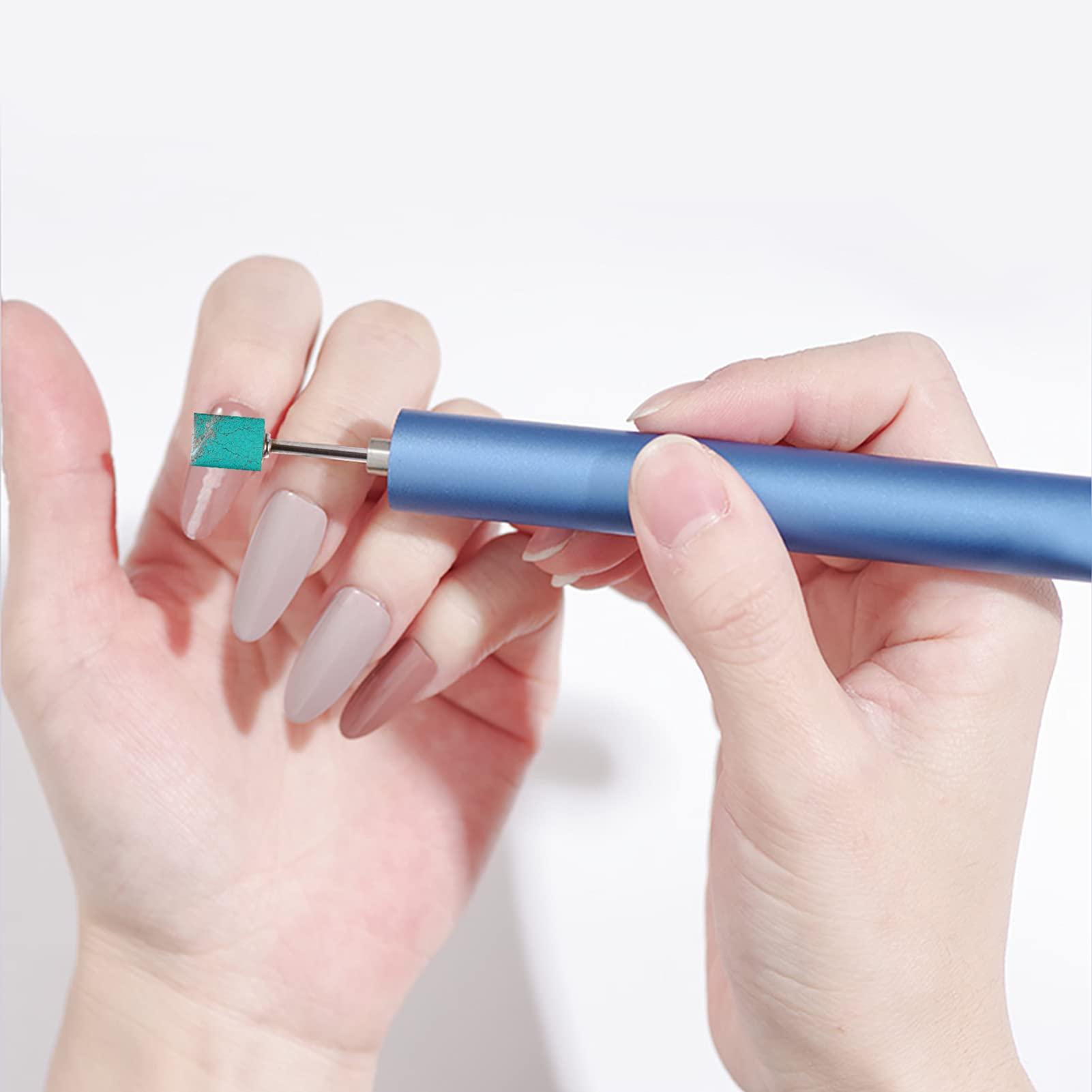 HEALLILY 100pcs Manicure Circle Sandpaper Cloth Nail Set