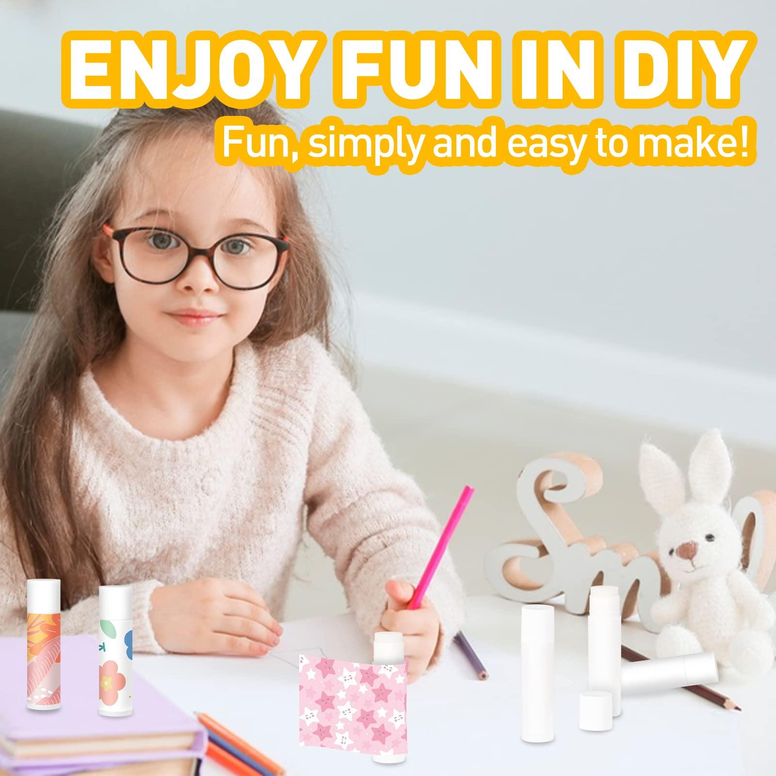 Dmsky DMSKY Lip Balm Bulk Unlabeled 200 Pack, Natural Ingredients Vitamin E Shea Butter, Custom Chapstick Bulk For Party Favors & Wedding Favors