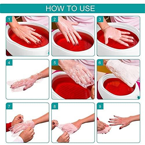 Jrcfnss Jrcfnss Paraffin Wax Machine for Hand Foot, 4L High Capacity Paraffin Wax Warmer Wax Heater, 0-60 C Adjustable Paraffin Bath for Moisturise and Renew The Skin, Home Beauty Salon, Black