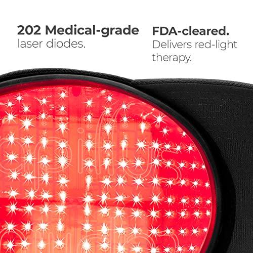 Capillus Capillus Plus Mobile Laser Therapy Cap for Hair Regrowth, with 202 Red Light Lasers for Laser Hair Growth, Red Light Hair Growth