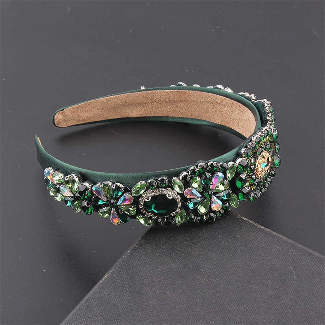 Rfmfkkg Rfmfkkg Women Crystal Tiara Hairdband Baroque Rhinestone Diamante Headband Party Wedding Hair Accessories 28