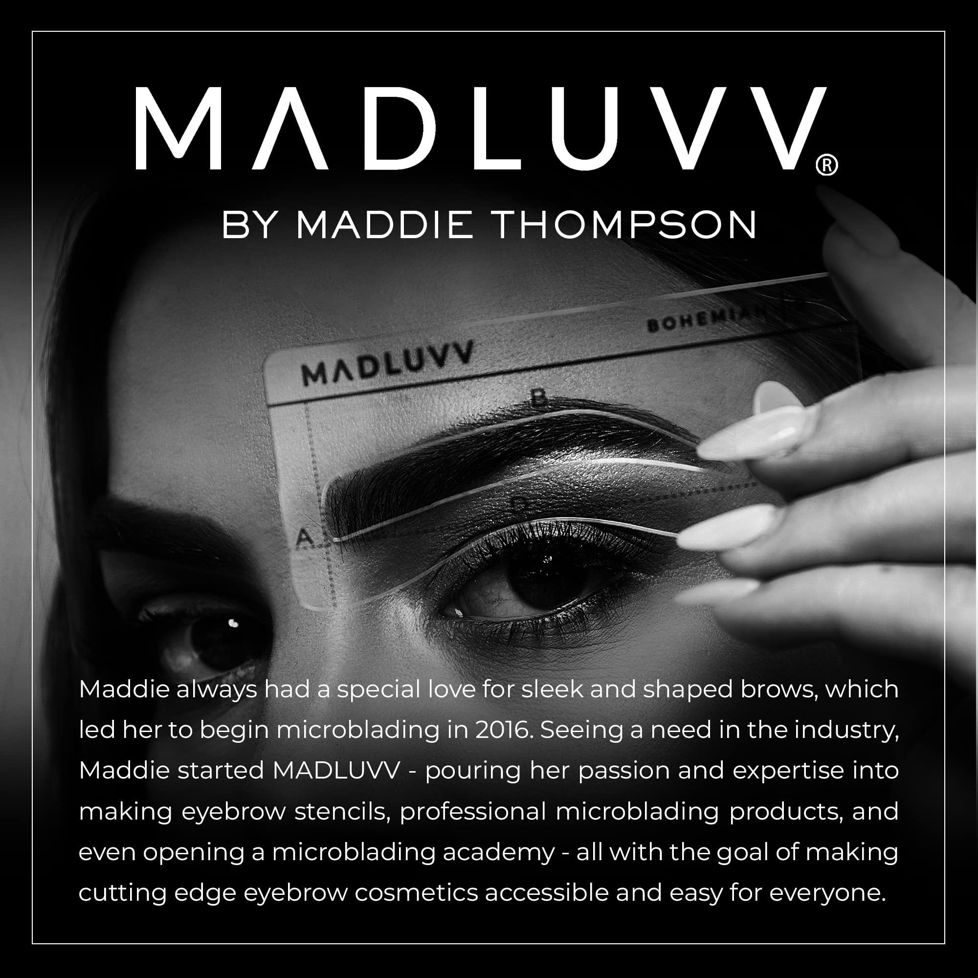 MADLUVV MADLUVV Brow Stamp Refill* - Color Stamp for Brows & Root Touch Up for Women & Men, Instantly Conceal Hair Loss, Grey Hair, Thinning Hair with Stain-Proof/Smudge-Proof Powder Formula (Taupe)