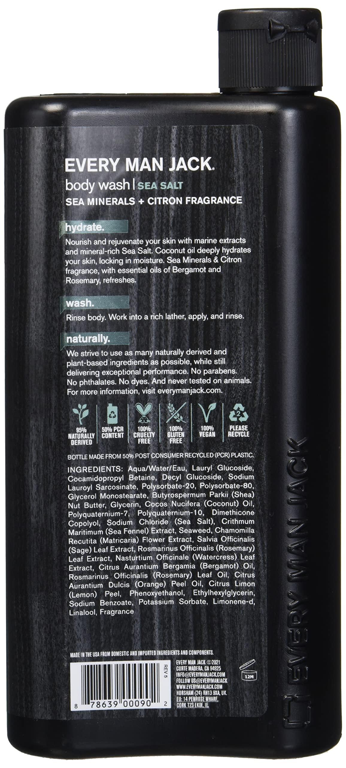 Every Man Jack Every Man Jack Sea Salt Body Wash, 16.9 FZ