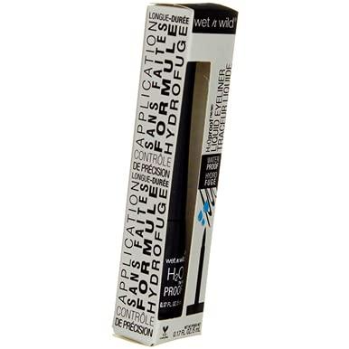 Wet H2O Proof Felt Tip Liquid Eyeliner, Black by Wet \'n\' Wild