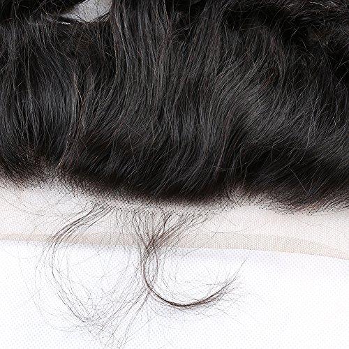 sent hair 13x4 Loose Wave Frontal Lace Closure Virgin Human Hair Frontal Ear to Ear Lace Frontal Closure Free Part with Baby Hair Natural Color 18 inch