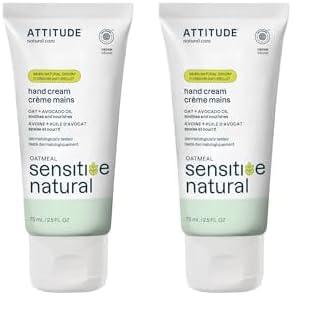 ATTITUDE ATTITUDE Hand Cream, EWG Verified, Plant and Mineral-Based Ingredients, Vegan & Cruelty-free Beauty Products for Sensitive Skin, Nourishing, Avocado Oil, 2.5 Fl Oz (Pack of 2)