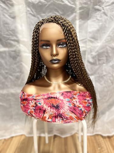 Real wigs Braided wig, watermelon wig, made on a closure, length is 22inches. Colors are 4&27.