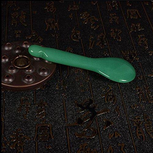 fengshuisale Feng Shui Facial GuaSha Scraping Massage Tools for SPA Acupuncture Therapy Trigger Point Treatment- Face Genuine Scrapping Plate- Chinese Traditional Gua Sha Board W3424
