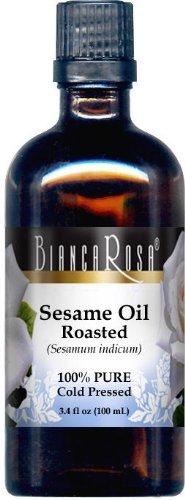 Bianca Rosa Bianca Rosa Sesame Oil, Roasted - 100% Pure, Cold Pressed (3.40 fl oz, ZIN: 428373)